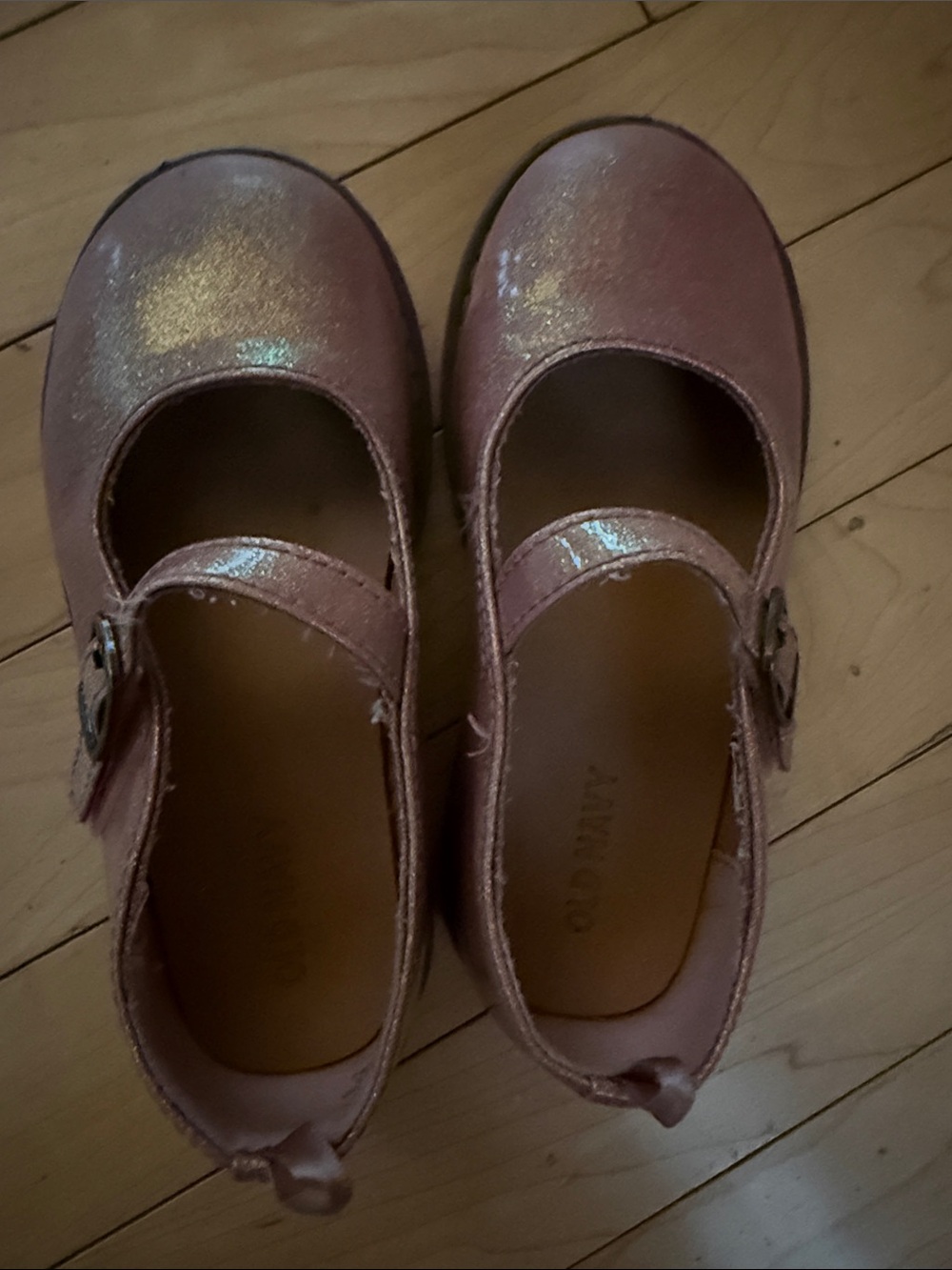 Girls Old Navy Mary Jane Glitter Shoes - Pink